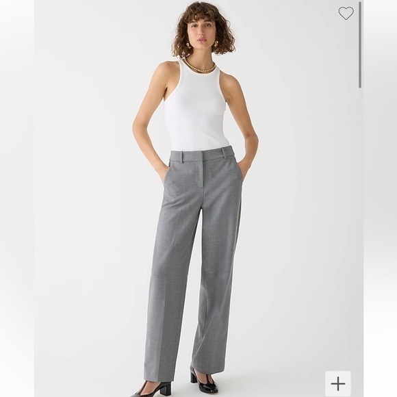 J crew Full-length Sydney wide-leg pant in four-season stretch 4 Tall NWT - Picture 1 of 10